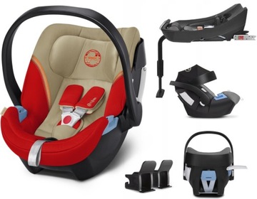 CYBEX fotelik 0-13kg ATON 5+Baza 2-Fix AUTUMN GOLD