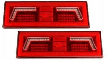 Lampa lampy tylne LED do lawety TIR neon 12/24 kpl