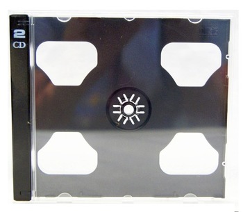Коробки для 2 компакт-дисков - Коробка - Jewel Case Black 25 шт.