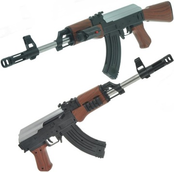 KARABIN NA KULKI KAŁASZNIKOW AK47 +LASER +LATARKA