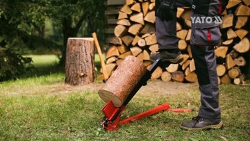 ДЕРЕВОКОЛУ YATO 1,2 Т ИЗМЕЛЬЧИТЕЛЬ КОЛЕЮЩИЙ МАШИНА НА НОЖКАХ С УСТАНОВКОЙ НА НОЖКИ