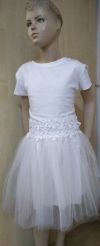 ЮБКА ИЗ ТЮЛЯ ДЛЯ ДЕВОЧЕК, РАЗМЕР 152/158