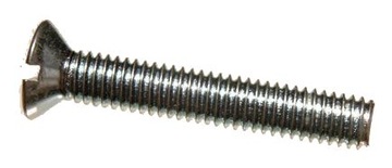 ŚRUBKI M4x60 DIN963 WKRĘTY stożek ocynk 8szt