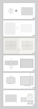 Шаблоны фотокниги «Святое Причастие» Выкройки DVD27 дизайнов 300 dpi