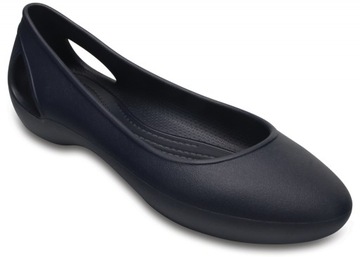 CROCS BALERINY LAURA FLAT 204014 W7 37-38 37,5