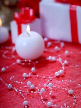 Жемчужная гирлянда для первого причастия, ароматические украшения, 5м.