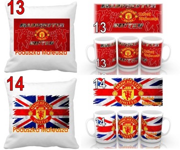 НАБОР «Манчестер Юнайтед» ПОДУШКА + КРУЖКА + ИМЯ