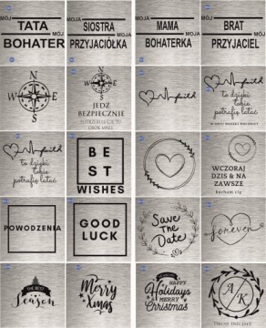 Металлический брелок «Клевер» с гравировкой + ЧЕХОЛ