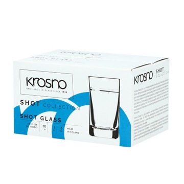 Kieliszki do wódki 30ml 6 szt. SHOT | KROSNO