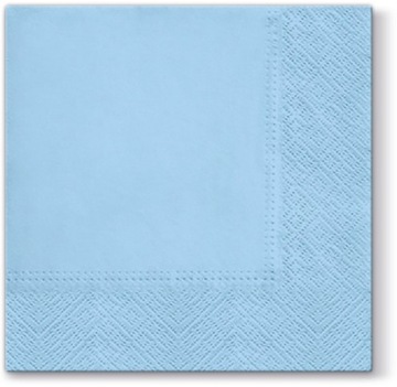 Serwetki papierowe niebieskie 33x33 cm HORECA 20