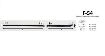 LISTWY BOCZNE LISTWY DRZWI HYUNDAI I30 HB 2017-