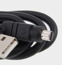 USB-КАБЕЛЬ toshiba nikon со штекером и мини-USB 8p, 1,8 м
