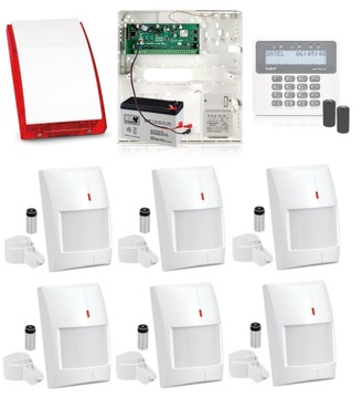 ALARM BEZPRZEWODOWY PERFECTA 6 CZUJEK GSM SYRENA