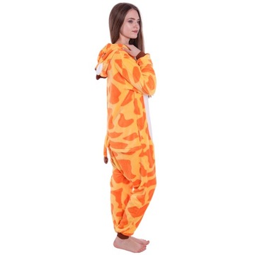 ŻYRAFA PIŻAMA Jednoczęściowa Kigurumi Onesie Kombinezon Strój L 165-174 cm