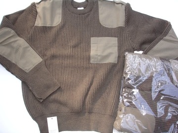 Wojskowy SWETER oficerski 528/Mon KHAKI rozm. L/XL