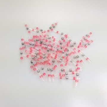 ТЕРМОУСАДОЧНЫЕ СОЕДИНИТЕЛИ ОЛОСТОСТНЫЕ СОЕДИНИТЕЛИ 100 el 12-10AWG