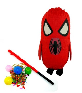 N URODZINY PINIATA ZESTAW OGROMNY SPIDERMAN PINIATA