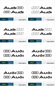 2 наклейки Наклейка AUDI A3 A4 A6 A8 TT Q7 HQ