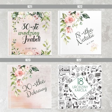 ГОСТЕВАЯ КНИГА НА ДЕНЬ РОЖДЕНИЯ ТОЛСТАЯ БЕЛАЯ КАРТОЧКИ 200