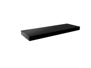 Półka ścienna wisząca 60x26x5 czarny połysk