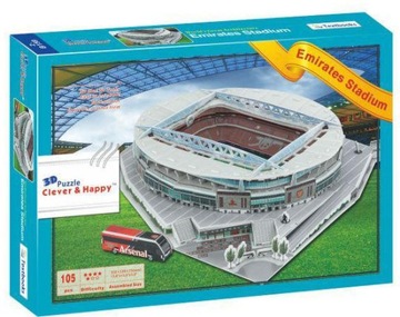 3D-ГОЛОВОЛОМКА АРСЕНАЛ ЛОНДОН ЭМИРАТС СТАДИОН