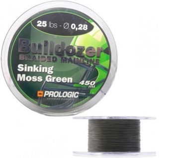 Бульдозер Prologic Braid, зеленый мох, 450 м, 25 фунтов