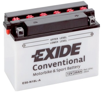 Akumulator Exide E50N18LA 20Ah 260A P+ MOŻLIWY DOWÓZ MONTAŻ