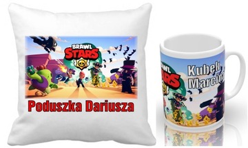 ZESTAW PODUSZKA+Kubek B RAWLl STARS DUŻO WZORÓW