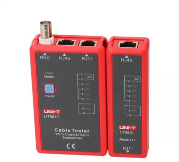 UNI-T UT681C BNC RJ11 RJ45 Измеритель кабельного тестера