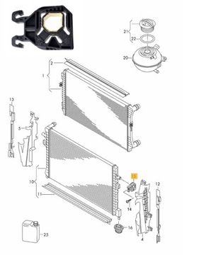 РАДИАТОР PILL GOLF VII OCTAVIA 3 PASSAT B8 *2