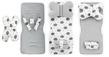 ВСТАВКА ДЛЯ ГОНДОЛЬНОЙ КОЛЯСКИ, МАТРАС MINKY, РЕМНИ 4-в-1