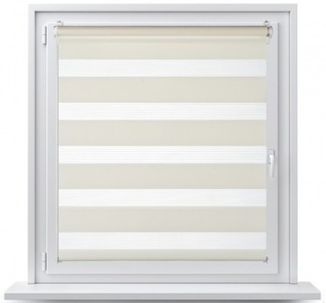 Roleta Dzień/Noc BH-03 43x150cm Śmietankowa
