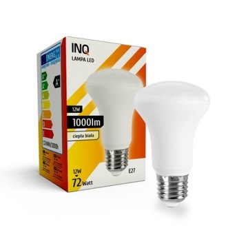 Żarówka LED E27 12W 72W Reflektor Ciepła
