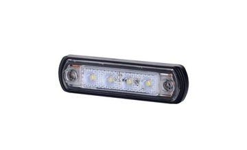 HORPOL LAMPA OBRYSOWA BIAŁA PODSTAWA GUMOWA LED