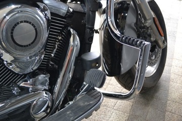 Защитные дуги+ходунки KAWASAKI VULCAN VN 1700 NOMAD