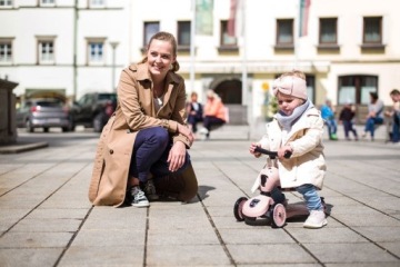 ScootAndRide Highwaykick 1 поездка на самокате 2в1 / Роза