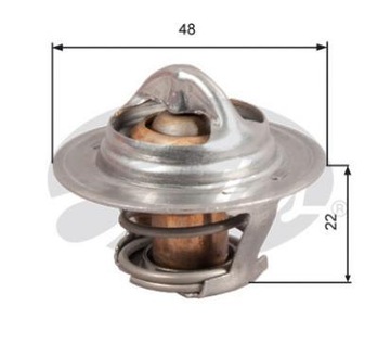 ТЕРМОСТАТ GATES OPEL ASTRA F/G/COMBO/CORSA/