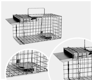 ЖИВЫЕ ЛОВУШКИ ДЛЯ КРЫС, МЫШЕЙ, ГРЫЗУНОВ, 35х17х20 СМ + БЕСПЛАТНО