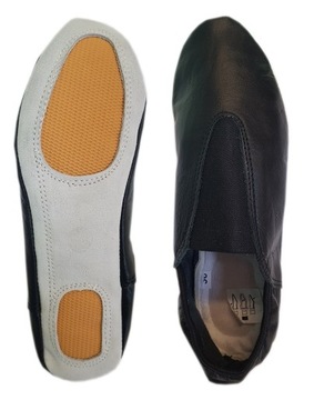 BALETKI BALERINKI SKÓRZANE ANTYPOŚLIZGOWE R. 26