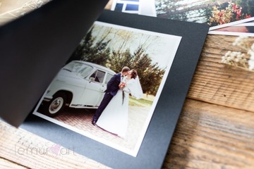 Альбом для наклеенных фотографий КРАСИВЫЕ МОМЕНТЫ Традиционная черная Гостевая книга.