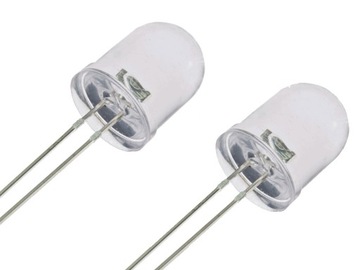 СВЕТОДИОДЫ БЕЛЫЕ И ЦВЕТНЫЕ диодные 10мм 25 шт.