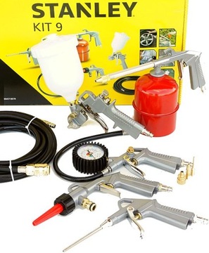 КОМПЛЕКТ ДЛЯ ПОКРАСКИ STANLEY КОМПРЕССОР ШЛАНГ ПИСТОЛЕТ