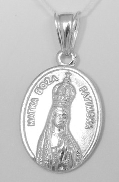SREBRNY MEDALIK MATKA BOSKA FATIMSKA 925