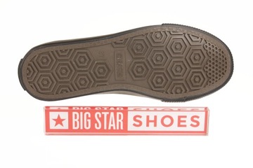 BIG STAR V274871 КРОССОВКИ ЖЕНСКИЕ ЧЕРНЫЕ ЭКОКОЖА S666M R 38