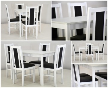 НАБОР ИЗ 4 СТУЛЬЕВ МАЛЕНЬКИЙ СТОЛИК ДЕРЕВЯННЫЕ СТУЛЬЯ