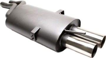 Sportowy tłumik końcowy wydech TA TECHNIX EVOE466E276S 2x76mm BMW E46 6Cyl.