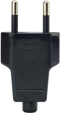 retro wtyczka jak bakielitowa 230V LOFT design HIT