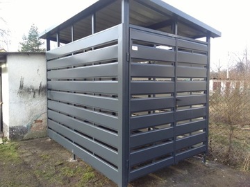Панельный навес для мусора, навес для мусора, 200х300
