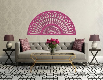 3D АЖУРНЫЙ ДЕКОР НА СТЕНУ, ВЕЕР, 60 х 120 см