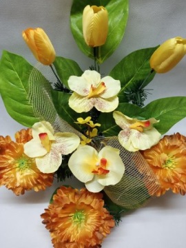 Цветы на могилу STROIK искусственная композиция MISCELLANEOUS